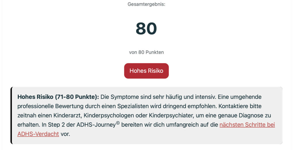 Kostenloser ADHS-Test für Kinder